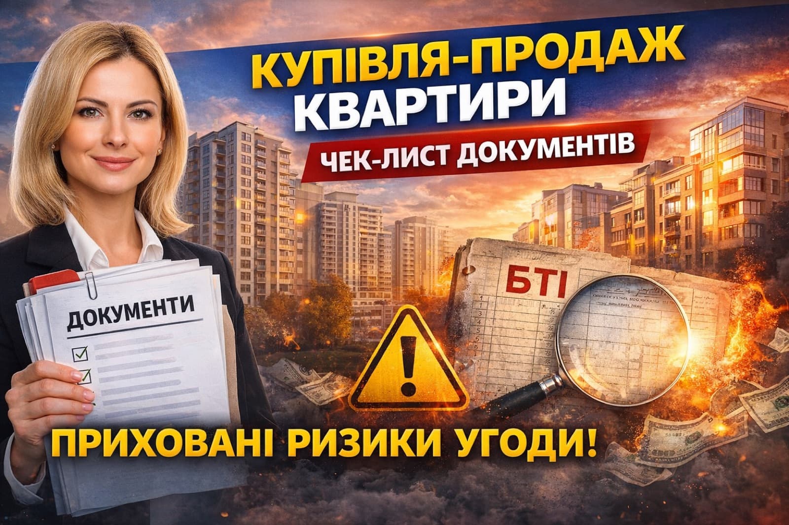 Купівля-продаж квартири у Києві: документи та нотаріальне оформлення угоди